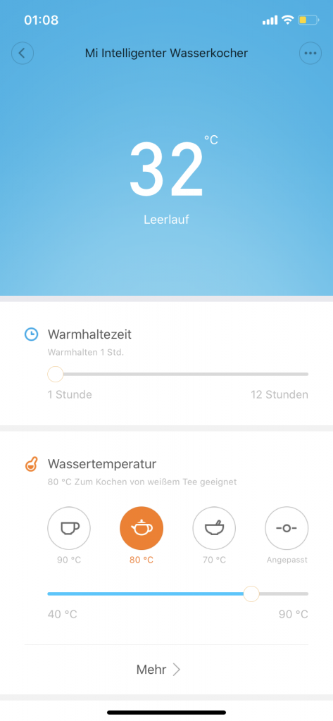 Xiaomi smarter Wasserkocher