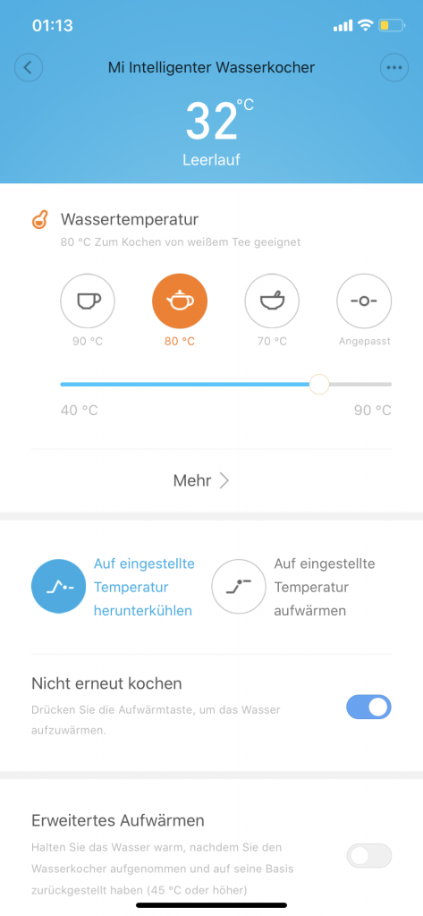 Xiaomi smarter Wasserkocher