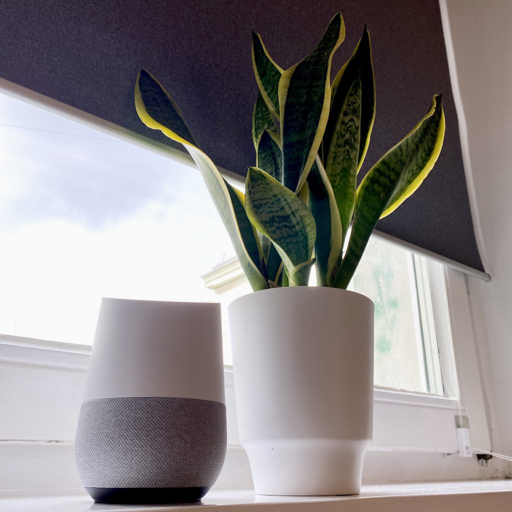 Smartes Rollo FYRTUR von IKEA und Google Home