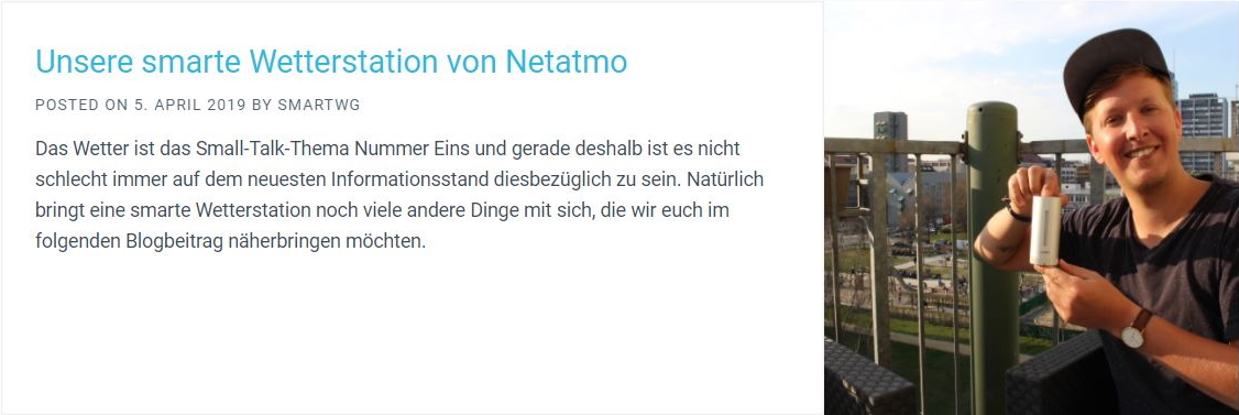 Wetterstation von Netatmo